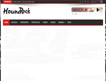 Tablet Screenshot of houndrock.com